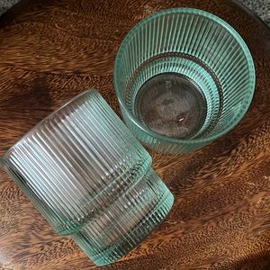 Jonathan Adler Ribbed Glassware Set